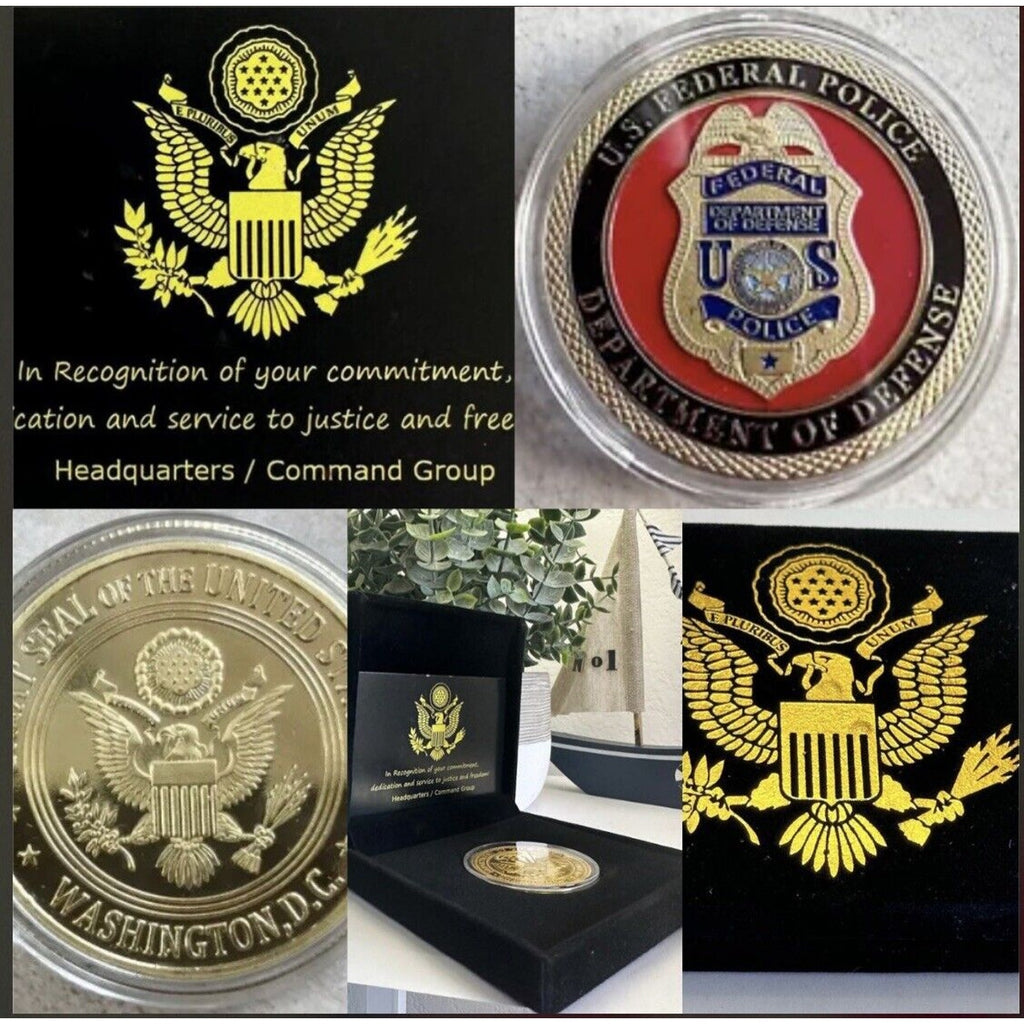 United States FEDERAL DoD POLICE Challenge Coin USA