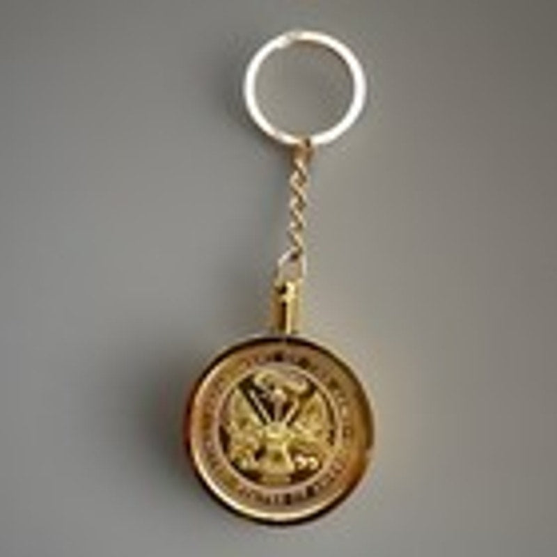 US ARMY 1st ARMORED DIVISION "OLD IRONSIDES" Challenge Coin Keychain