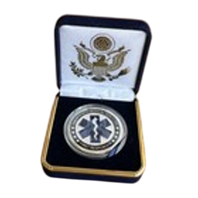 Department of Energy (DOE) Challenge Coin With Blue Velvet Case. Fast Shipping!