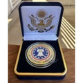 Department of Energy (DOE) Challenge Coin With Blue Velvet Case. Fast Shipping!
