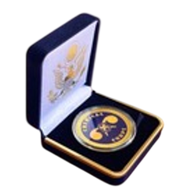 Department of Energy (DOE) Challenge Coin With Blue Velvet Case. Fast Shipping!