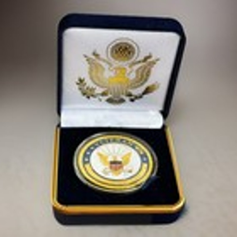 Department of Energy (DOE) Challenge Coin With Blue Velvet Case. Fast Shipping!