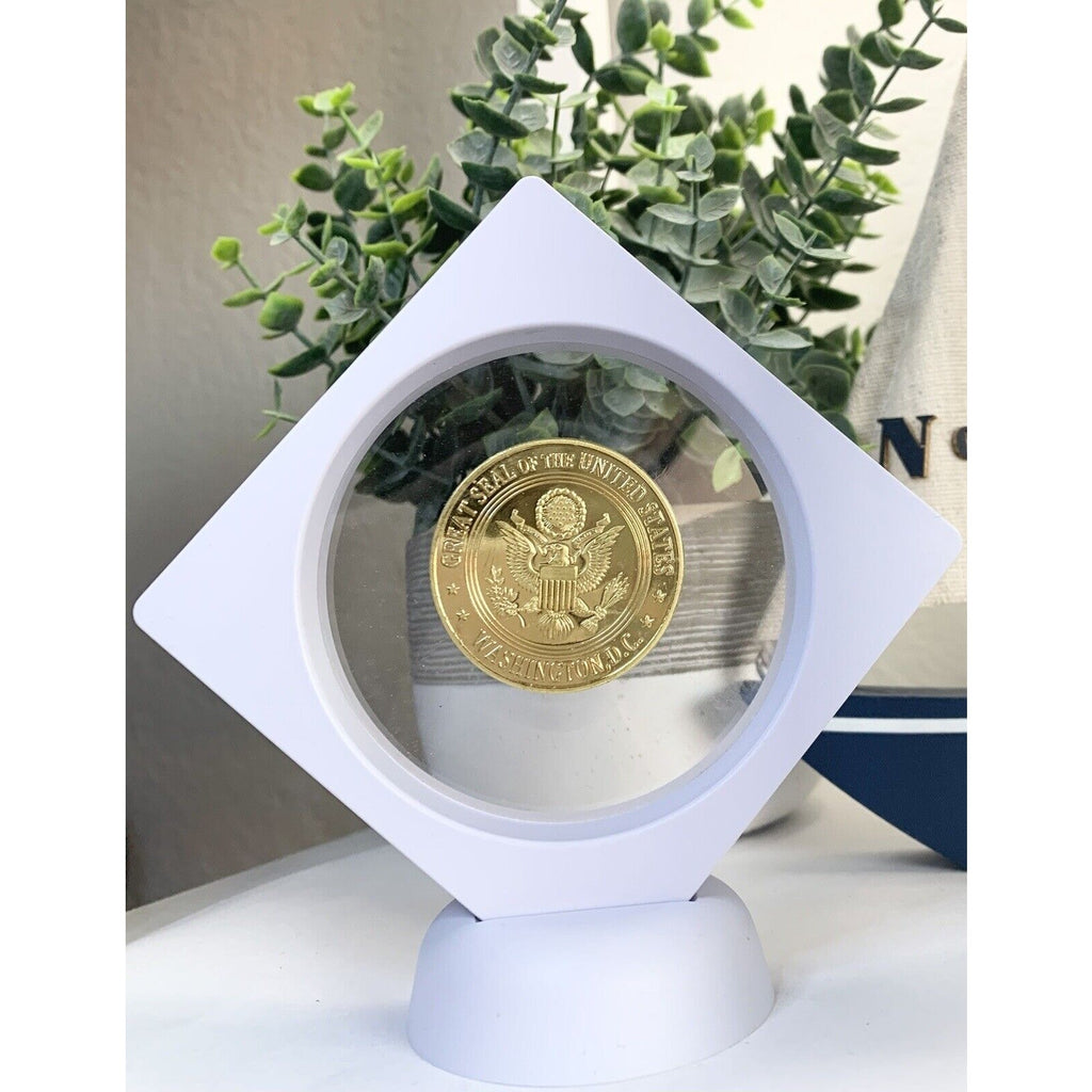 US Department of Justice - United States Marshal Challenge Coin W/ Display Case