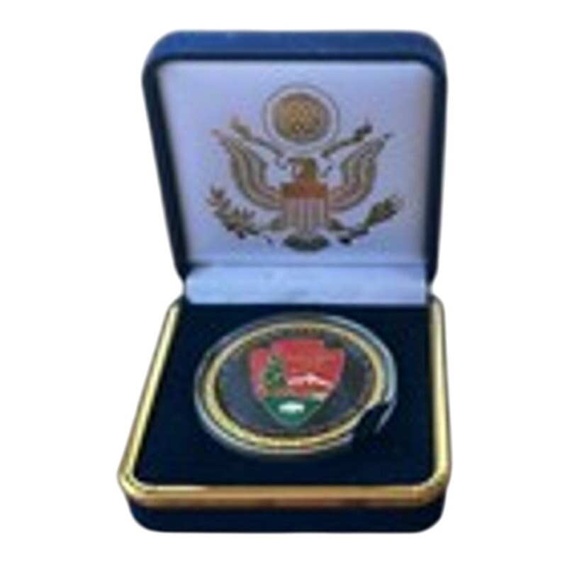 Department of Energy (DOE) Challenge Coin With Blue Velvet Case. Fast Shipping!