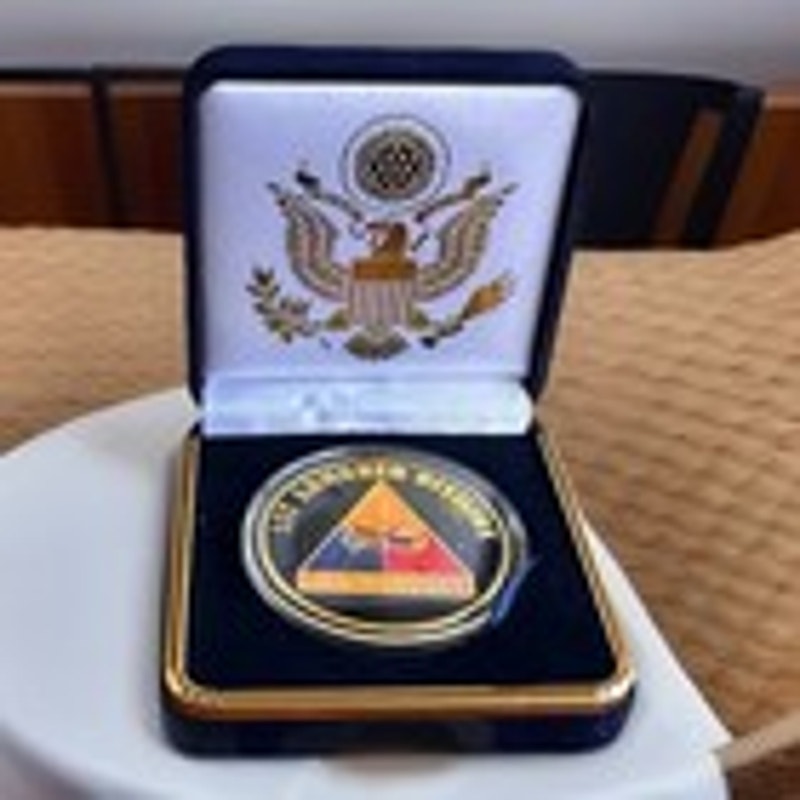 Department of Energy (DOE) Challenge Coin With Blue Velvet Case. Fast Shipping!