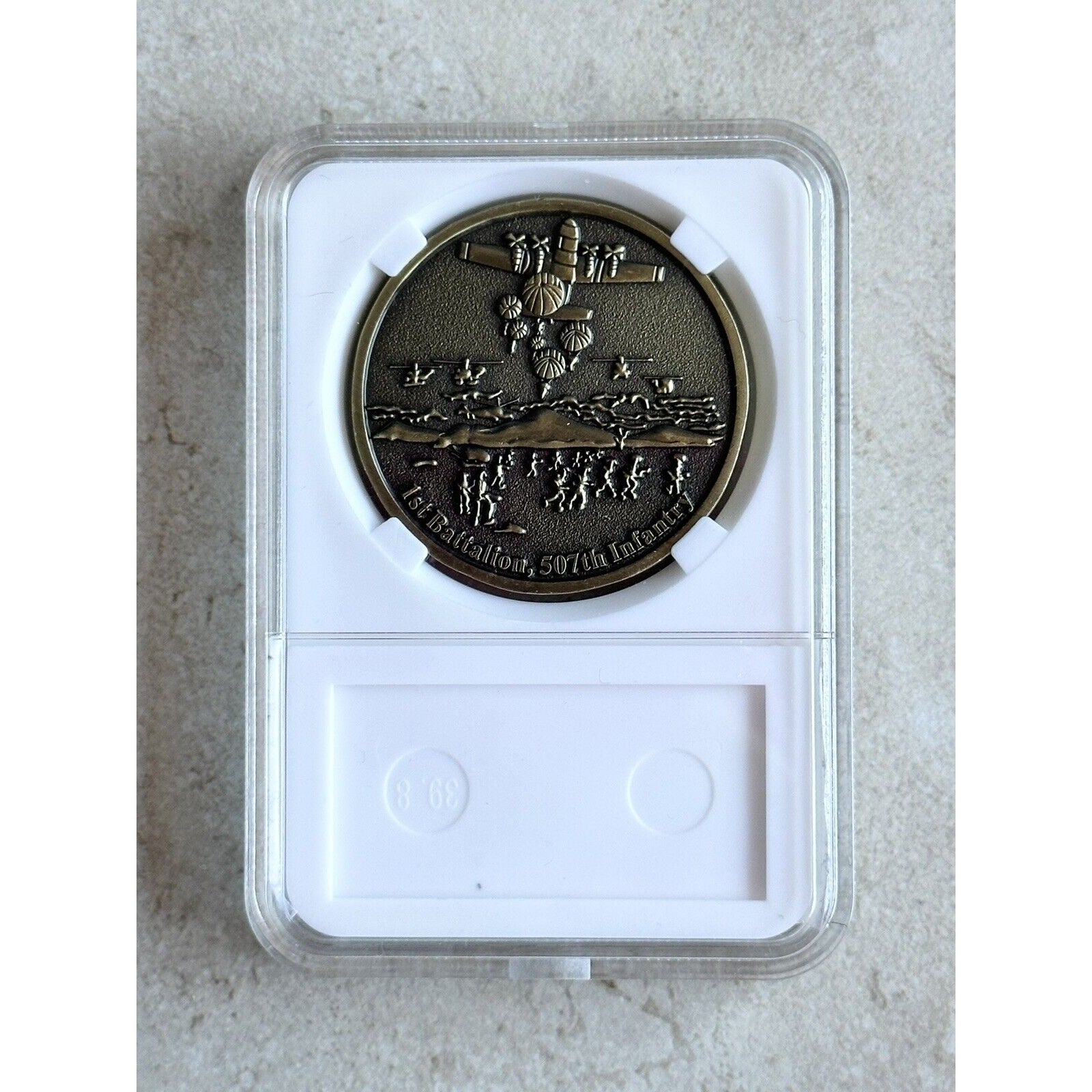 82 Nd US ARMY PARATROOPER AIRBORNE School Fort Benning GA COIN