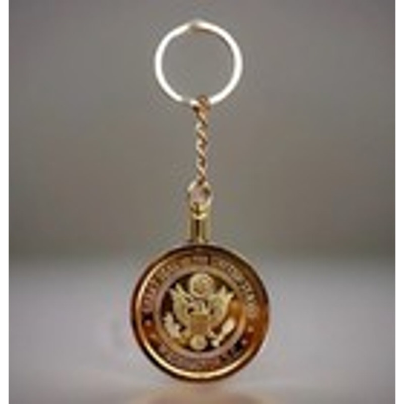 U S Dept of Veterans Affairs Police Challenge Coin Keychain. Fast Shipping