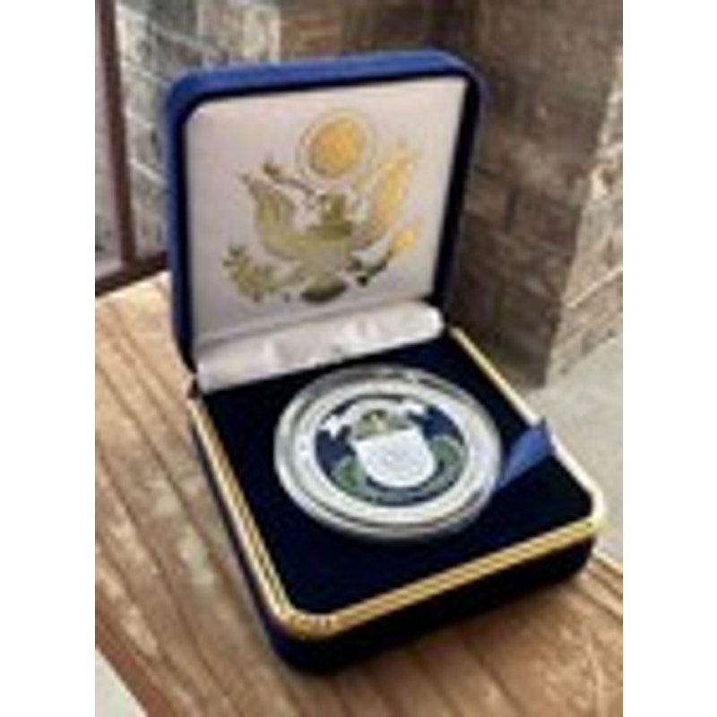 Department of Energy (DOE) Challenge Coin With Blue Velvet Case. Fast Shipping!
