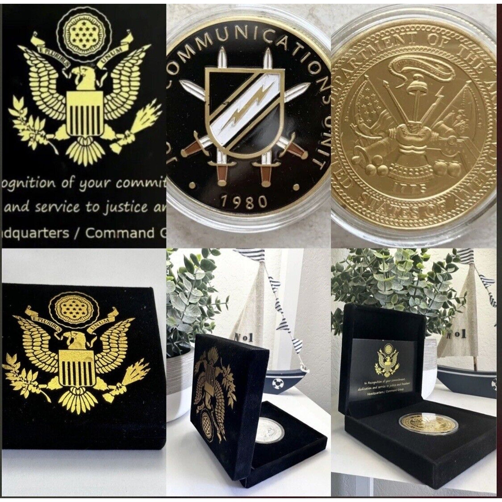 Special Ops JCU Joint Communications Unit Challenge Coin USA amy