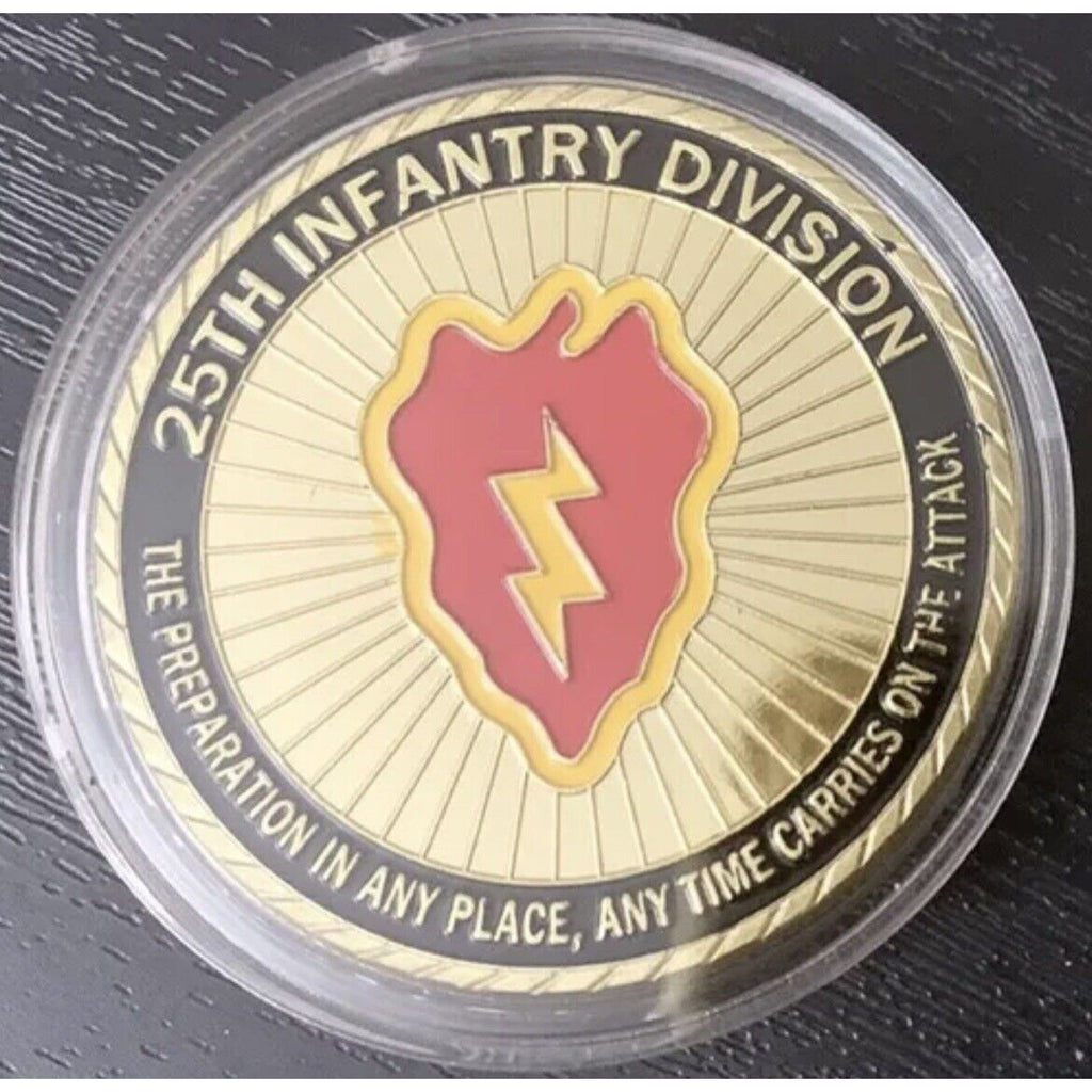 US Army 25th Infantry Division Challenge Coin - 25th ID USA ANY