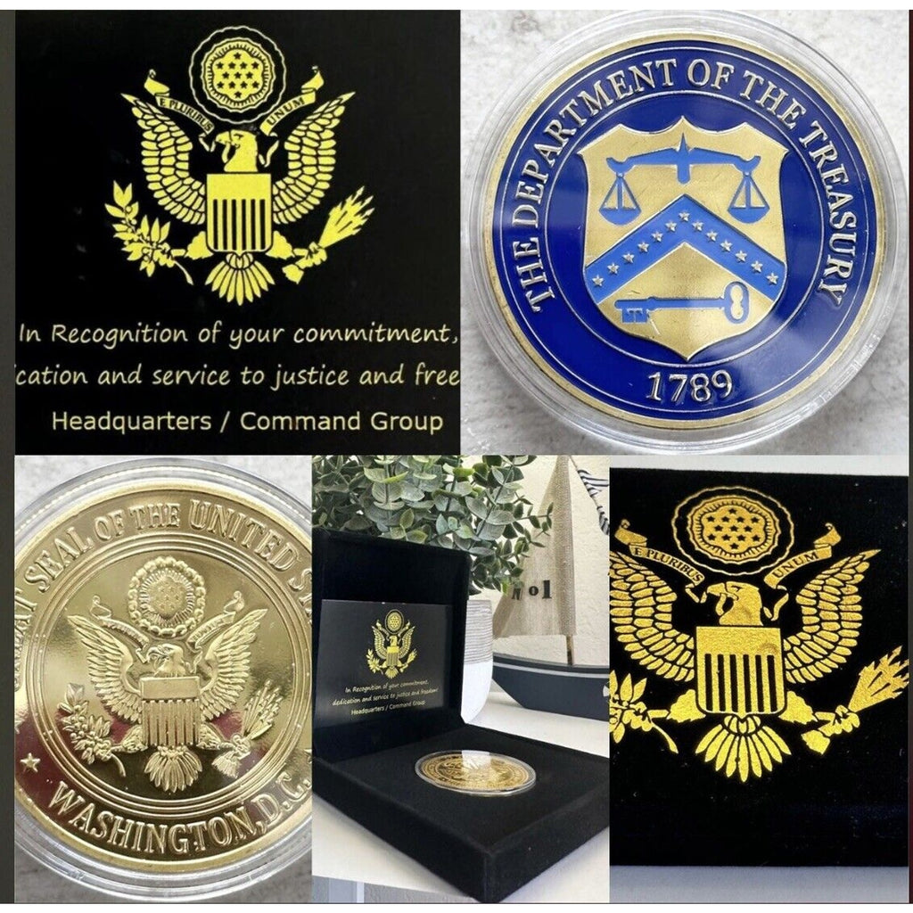 United States Department of the Treasury Challenge Coin USA
