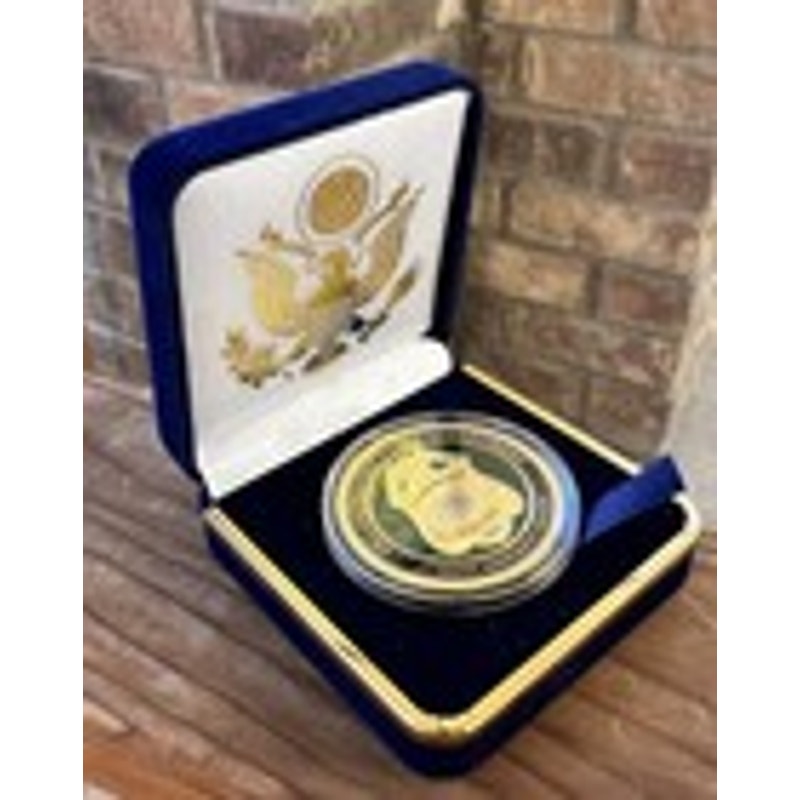 Department of Energy (DOE) Challenge Coin With Blue Velvet Case. Fast Shipping!