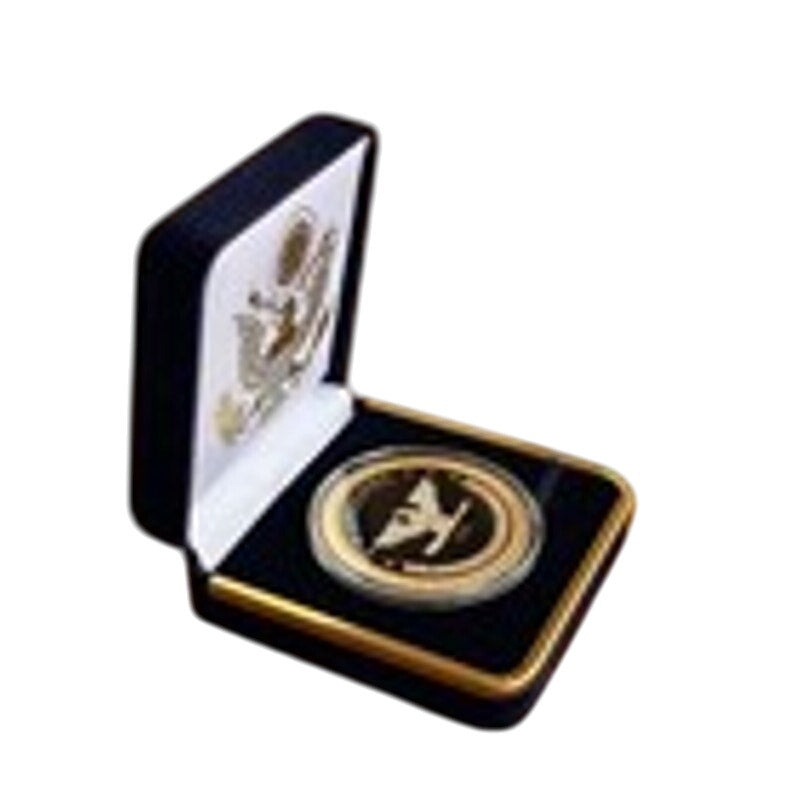 Department of Energy (DOE) Challenge Coin With Blue Velvet Case. Fast Shipping!