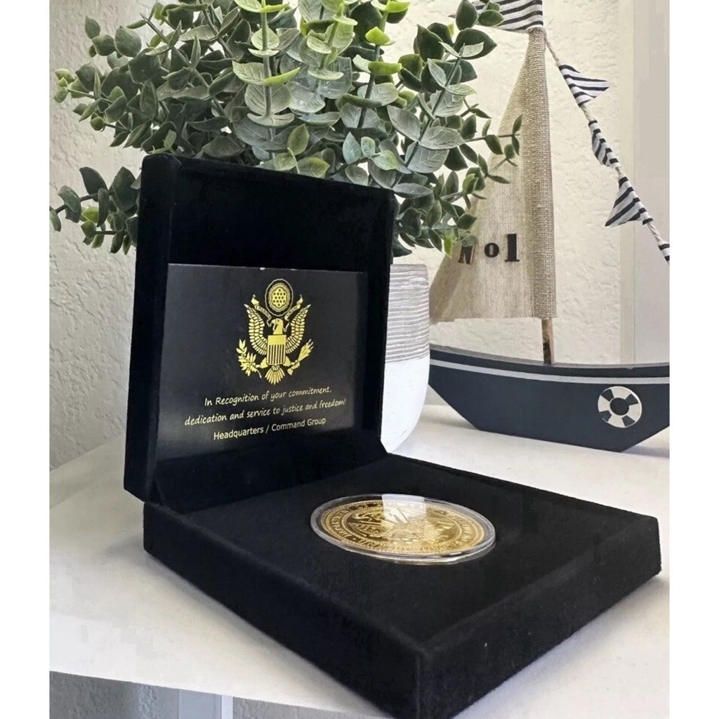 U S AIR FORCE AUXILIARY CIVIL AIR PATROL Coin With Retirement Award