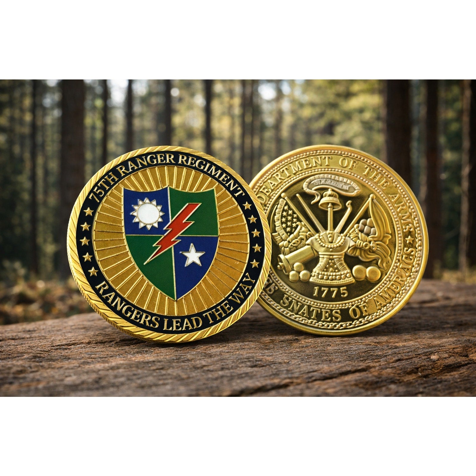 US ARMY 75th Ranger Regiment Challenge Coin ·FAST SHIPPING· ·NEW·
