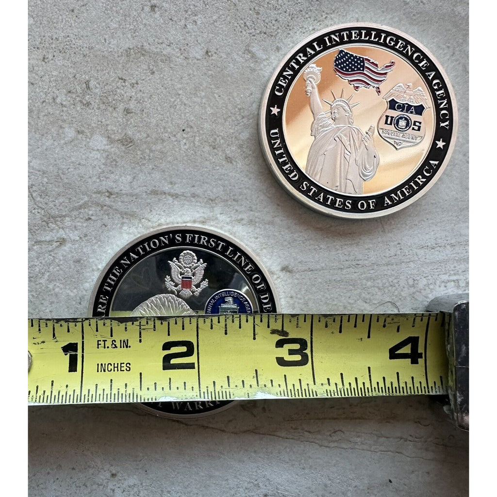 USA CIA We Are The Nation's First Line Defense Silent Warriors Challenge Coin
