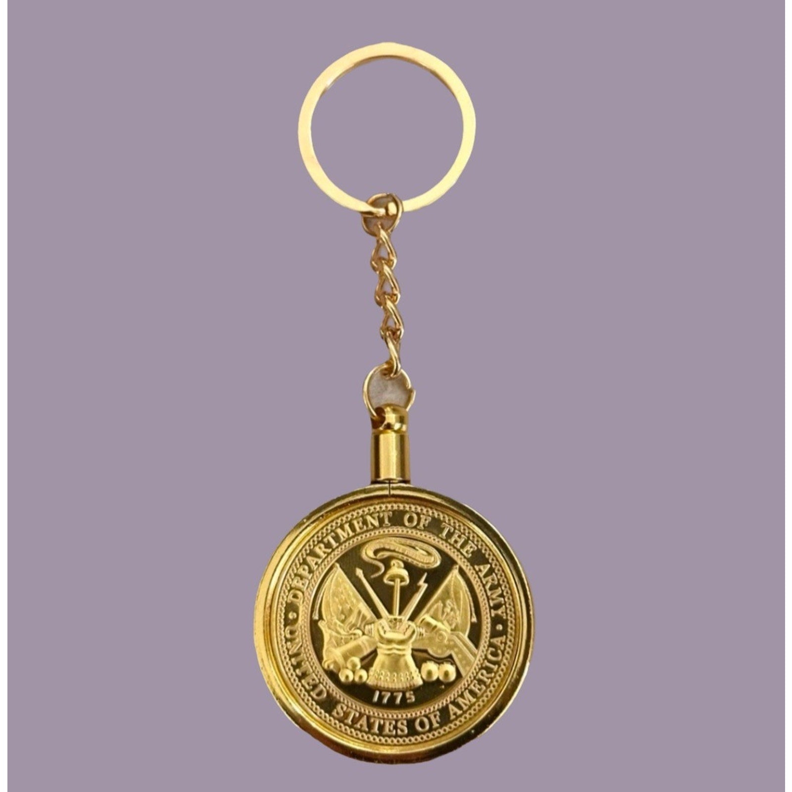 US ARMY 45th INFANTRY DIVISION Challenge Coin Keychain. Fast Shipping! USA
