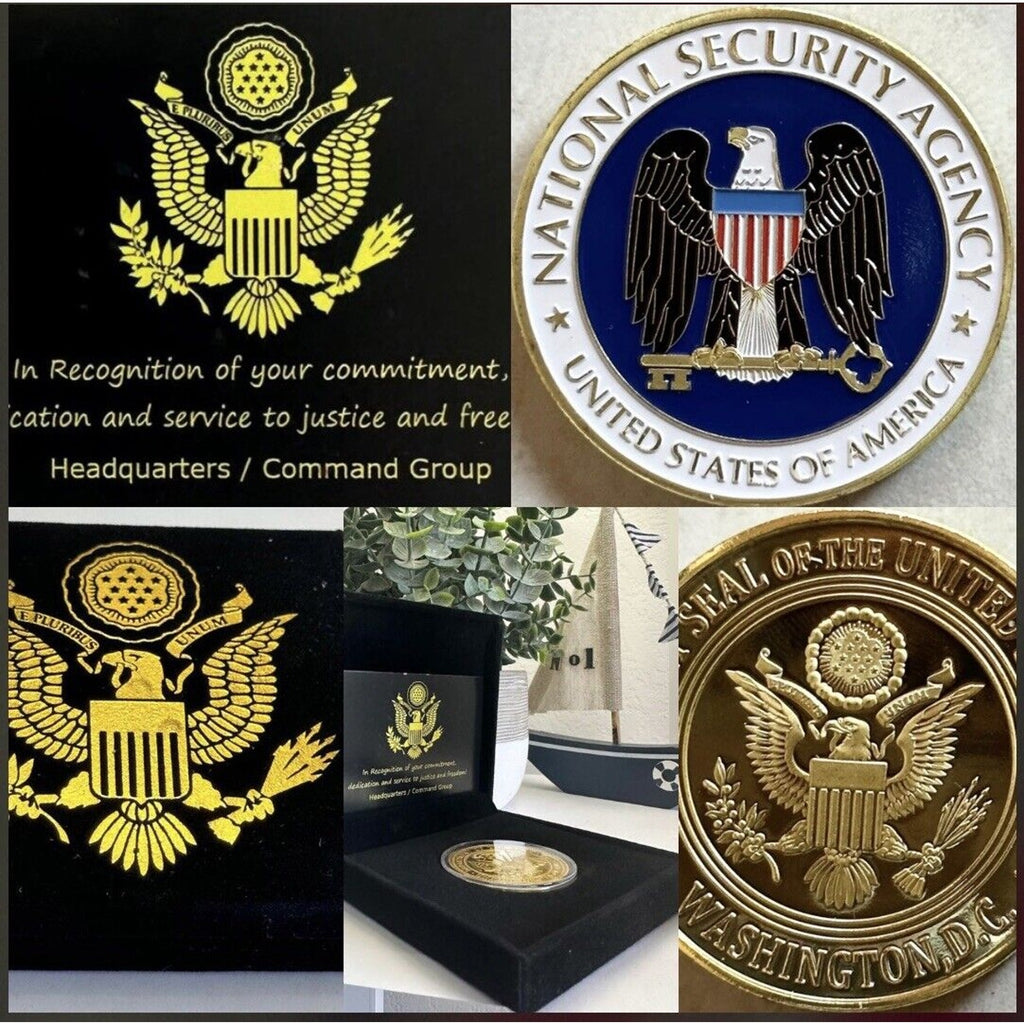 National Security Agency NSA Challenge Coin USA