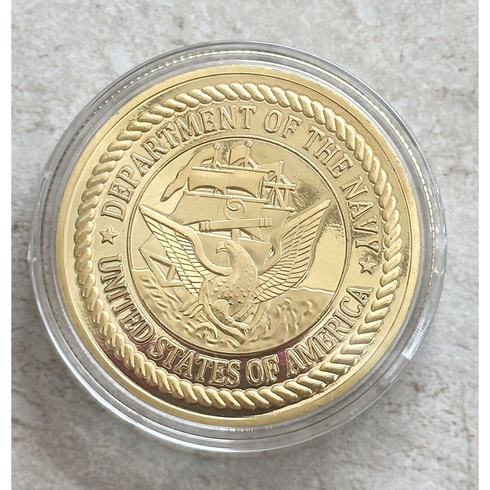 US Navy SEAL Team Two 2 Naval Special Warfare Command Presidential Gift Box Coin