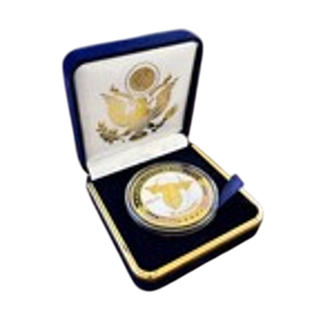U S AIR FORCE SR-71 BLACKBIRD Challenge Coin With Blue Velvet Case