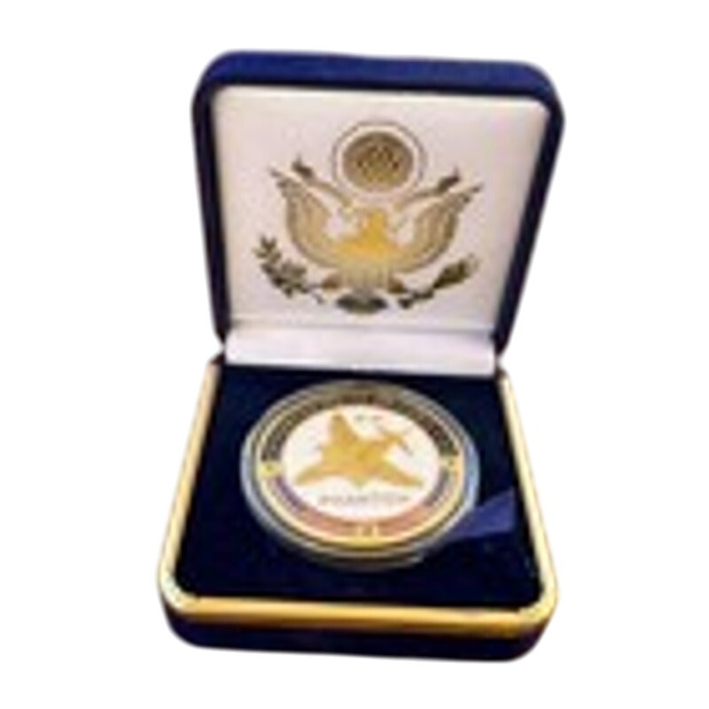 Department of Energy (DOE) Challenge Coin With Blue Velvet Case. Fast Shipping!