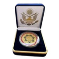Department of Energy (DOE) Challenge Coin With Blue Velvet Case. Fast Shipping!