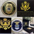 USAF Military Police Security United States AIR FORCE Coin Retirement Award
