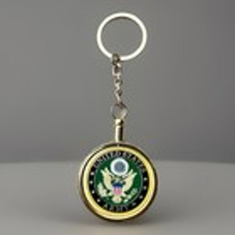 US ARMY SECOND (2ND) LIEUTENANT Challenge Coin Keychain -SHIPS WITIN 24 HRS!