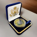 Department of Energy (DOE) Challenge Coin With Blue Velvet Case. Fast Shipping!