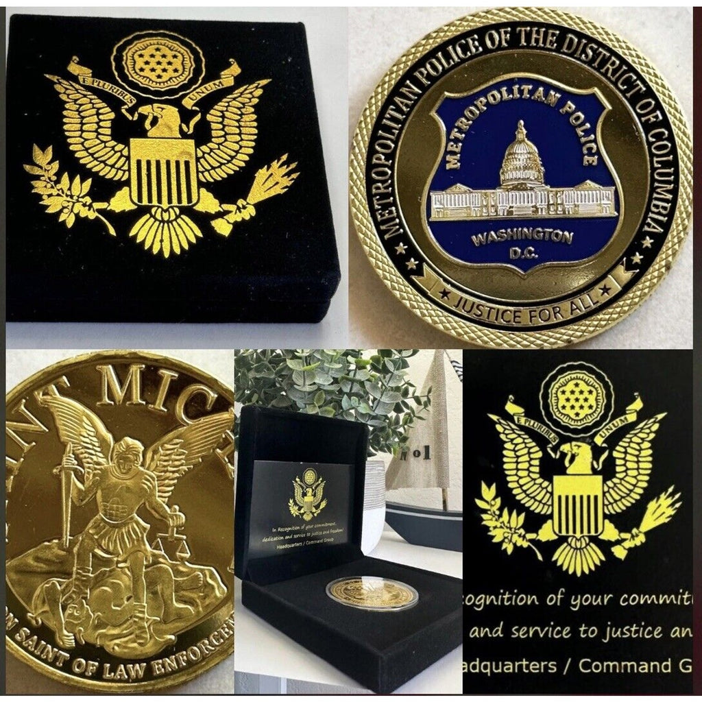 METROPOLITAIN POLICE OF THE DISTRICT OF COLUMBIA OFFICER'S CHALLENGE COIN USA
