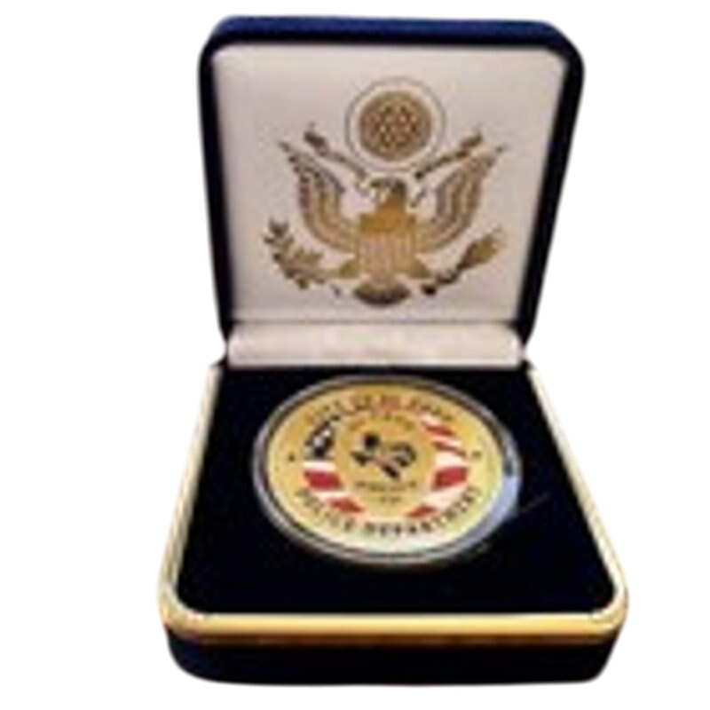 Department of Energy (DOE) Challenge Coin With Blue Velvet Case. Fast Shipping!