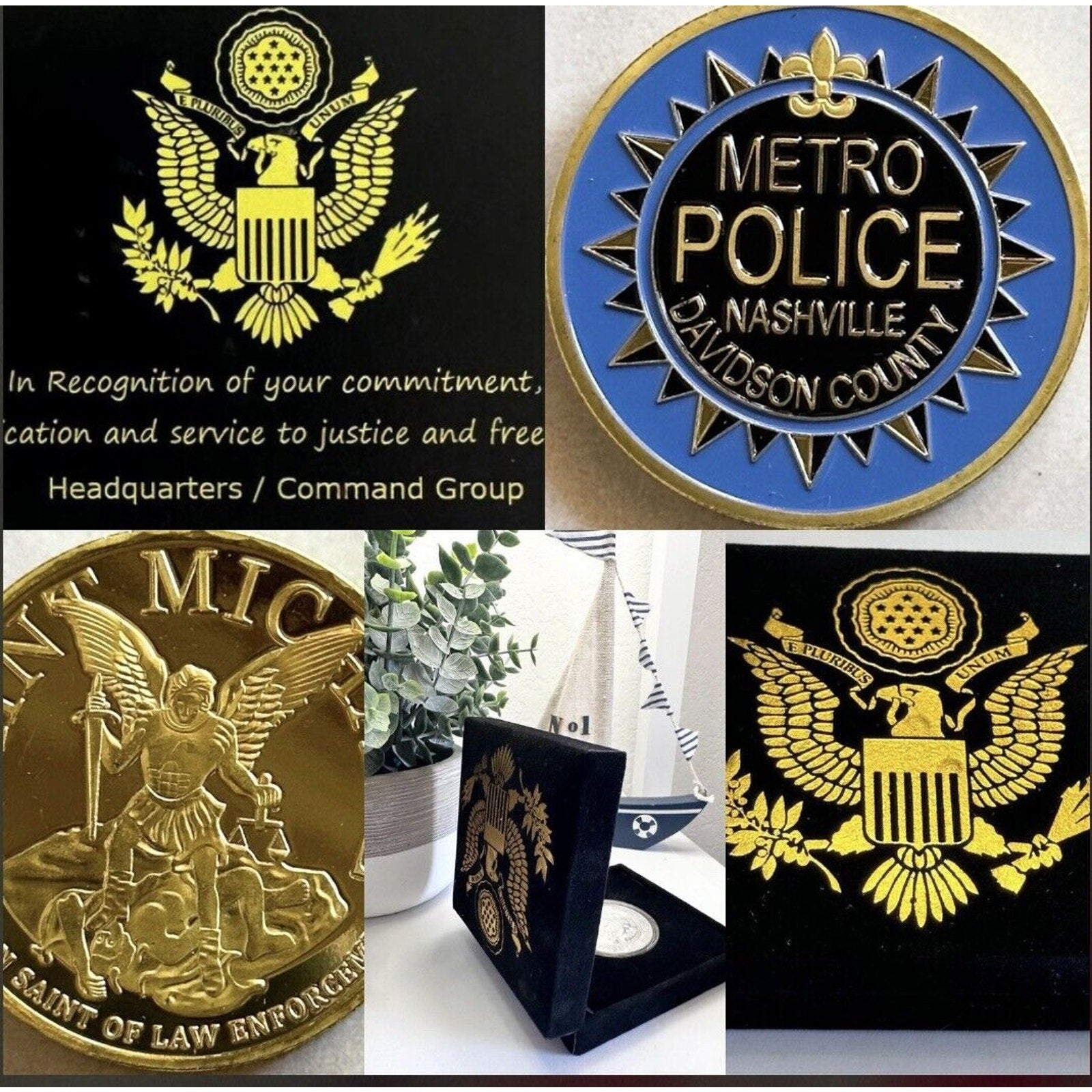 Nashville Metro Police Davidson County Challenge Coin USA