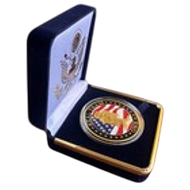Department of Energy (DOE) Challenge Coin With Blue Velvet Case. Fast Shipping!
