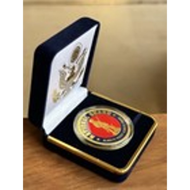 Department of Energy (DOE) Challenge Coin With Blue Velvet Case. Fast Shipping!