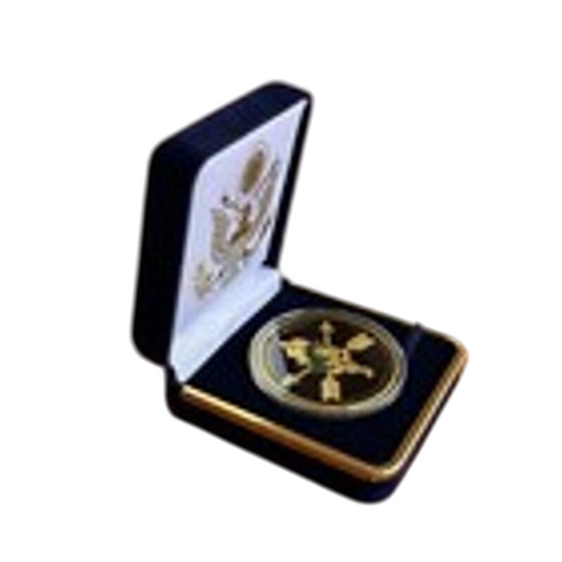 Department of Energy (DOE) Challenge Coin With Blue Velvet Case. Fast Shipping!