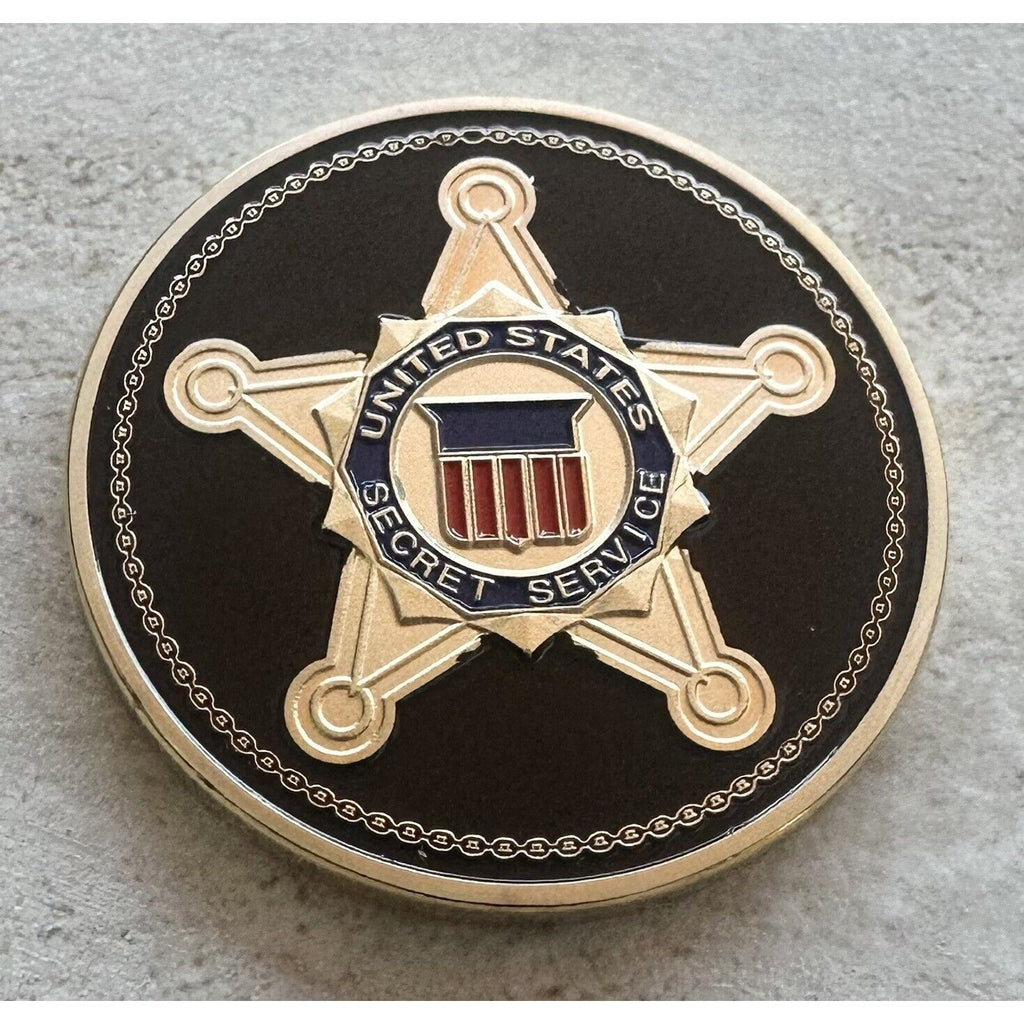 United States Secret Service Coin USSS Seal Of The US President Trump Coin