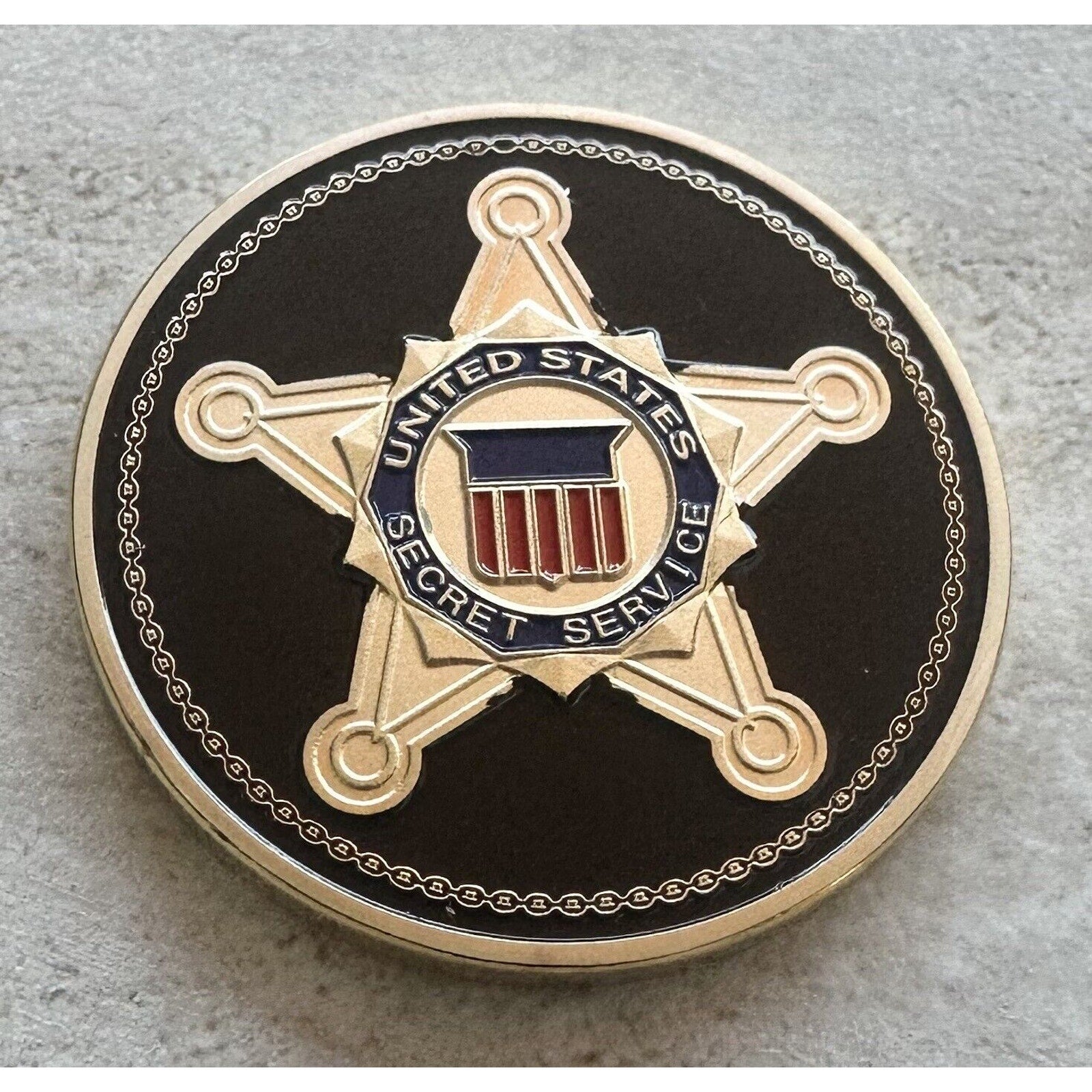 United States Secret Service Coin USSS Seal Of The US President Trump Coin