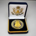 Department of Energy (DOE) Challenge Coin With Blue Velvet Case. Fast Shipping!