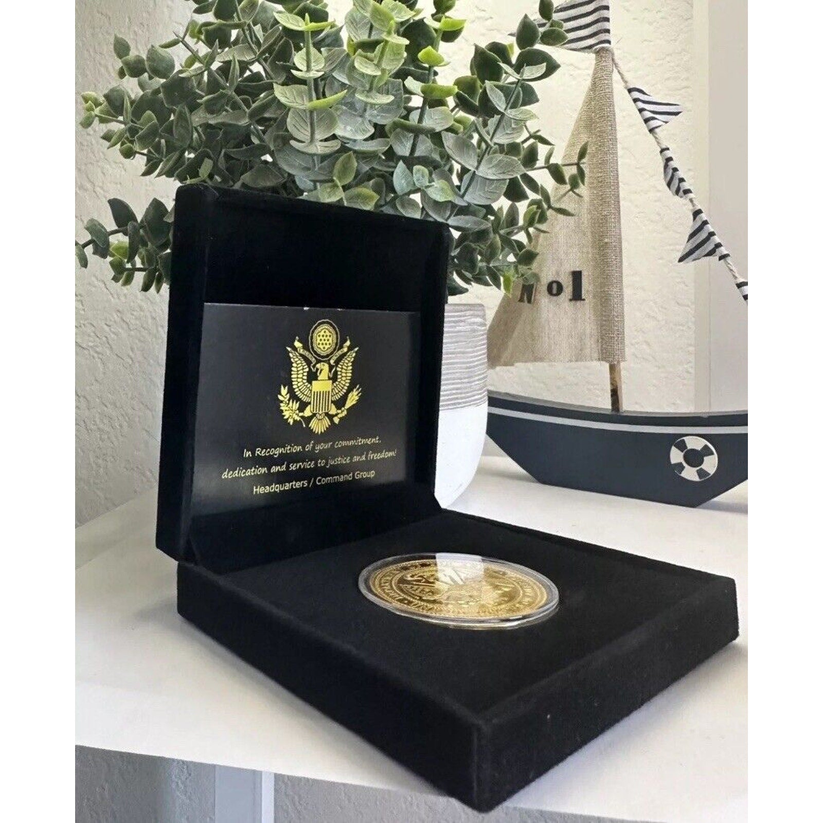 AIR FORCE GLOBAL STRIKE COMMAND Coin With Retirement Award