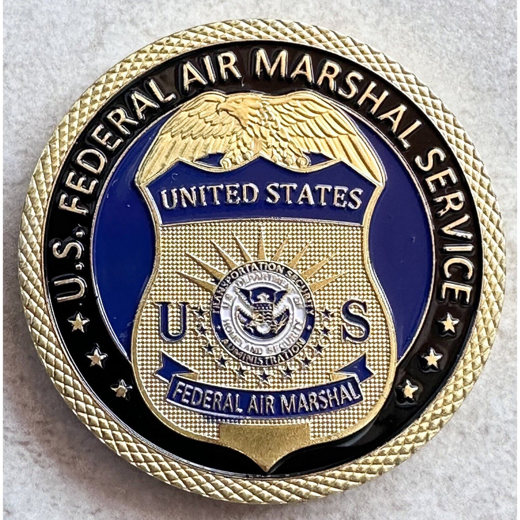 U S Federal Air Marshal Challenge Coin