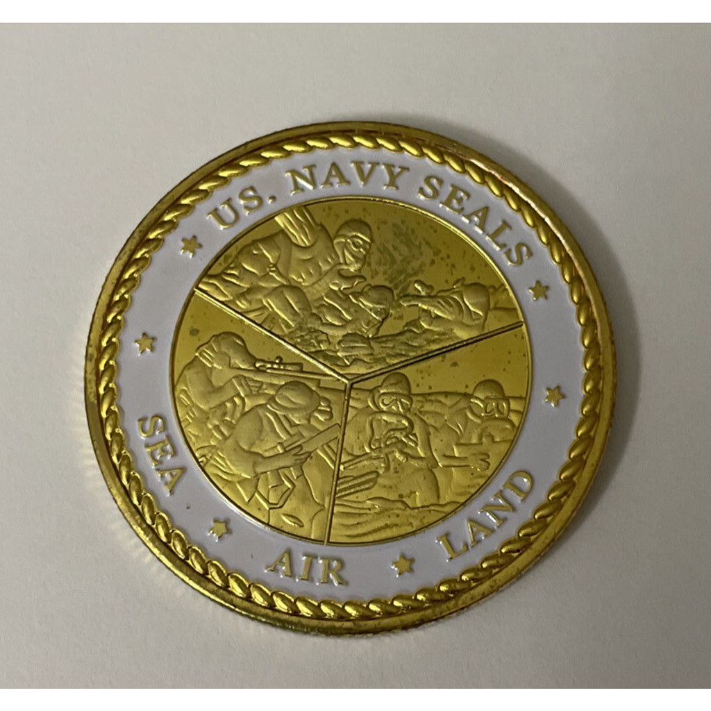 US Naval Special Warfare Command Navy Seals Sea Air Land Navy w/Retirement Award