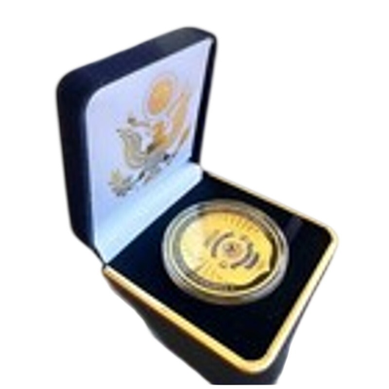 Department of Energy (DOE) Challenge Coin With Blue Velvet Case. Fast Shipping!
