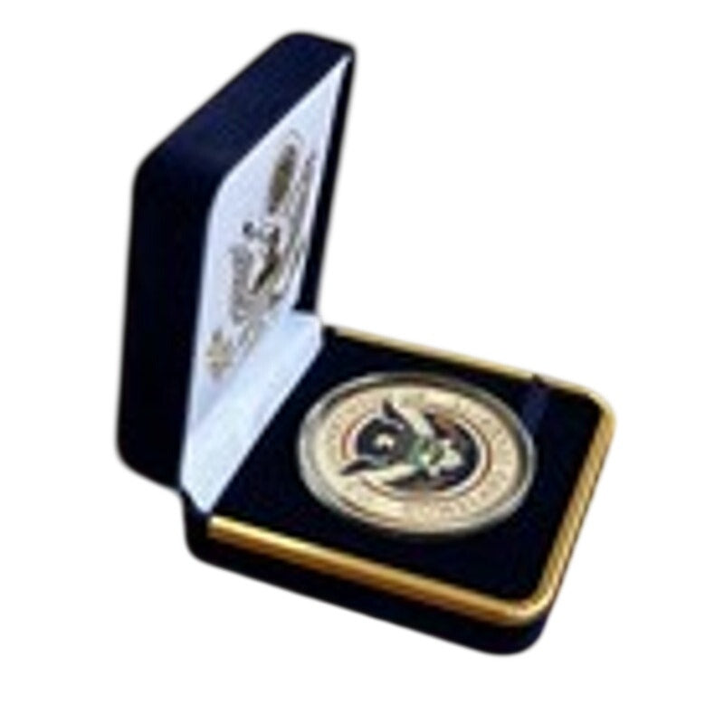Department of Energy (DOE) Challenge Coin With Blue Velvet Case. Fast Shipping!