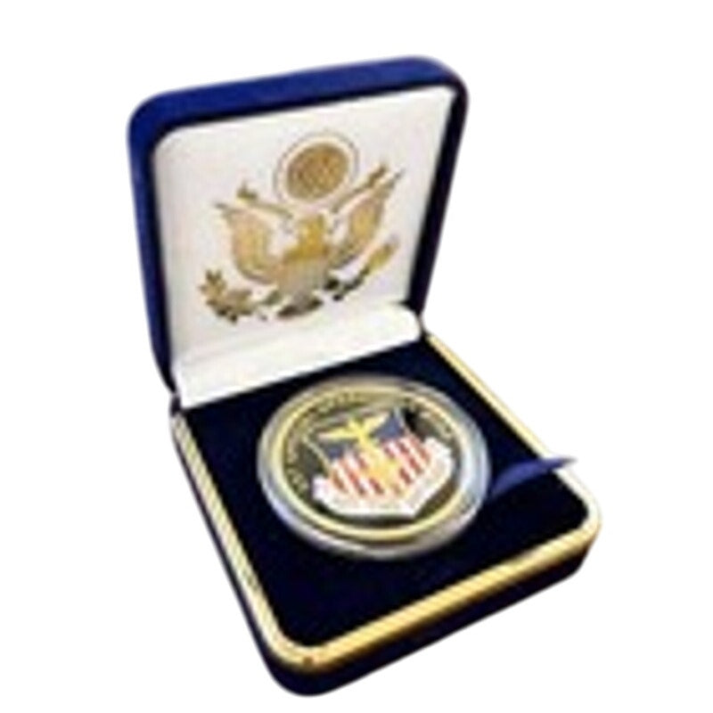 Department of Energy (DOE) Challenge Coin With Blue Velvet Case. Fast Shipping!