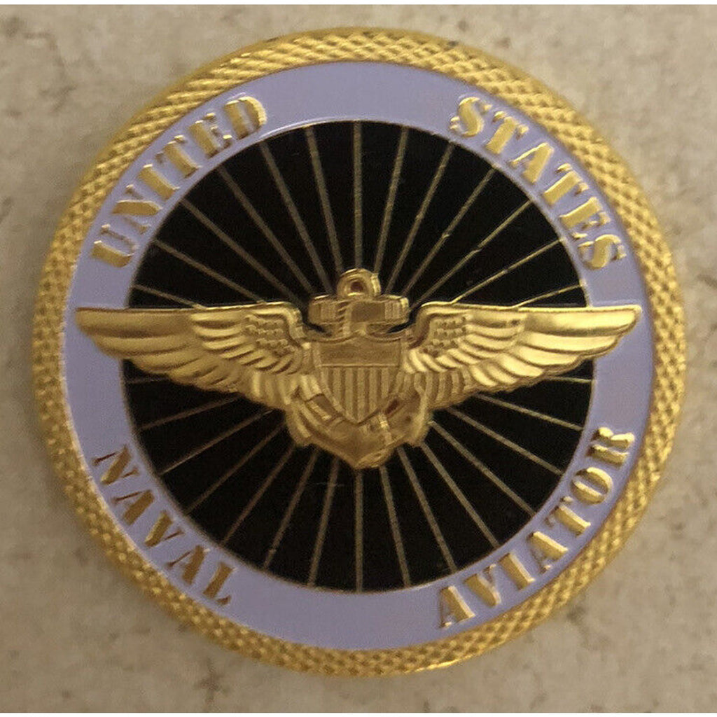 LOT OF 2 X USN NAVAL AVIATOR GOLD WINGS PILOT TOP GUN Aircraft Carrier NAVY US