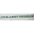 U.S. Army Veteran Car Window Strip Sign Logo 18” X 1.5”