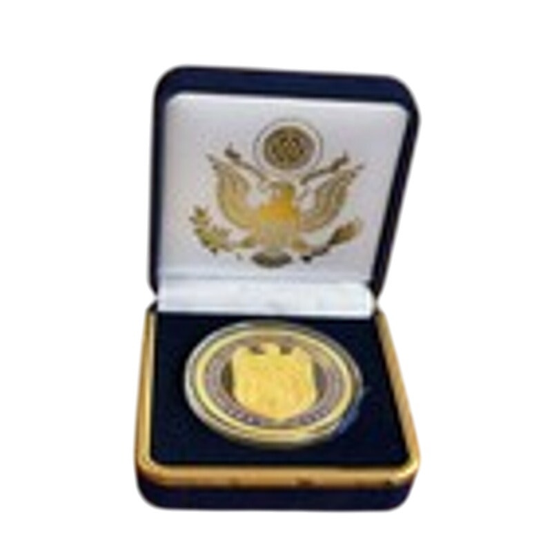 Department of Energy (DOE) Challenge Coin With Blue Velvet Case. Fast Shipping!