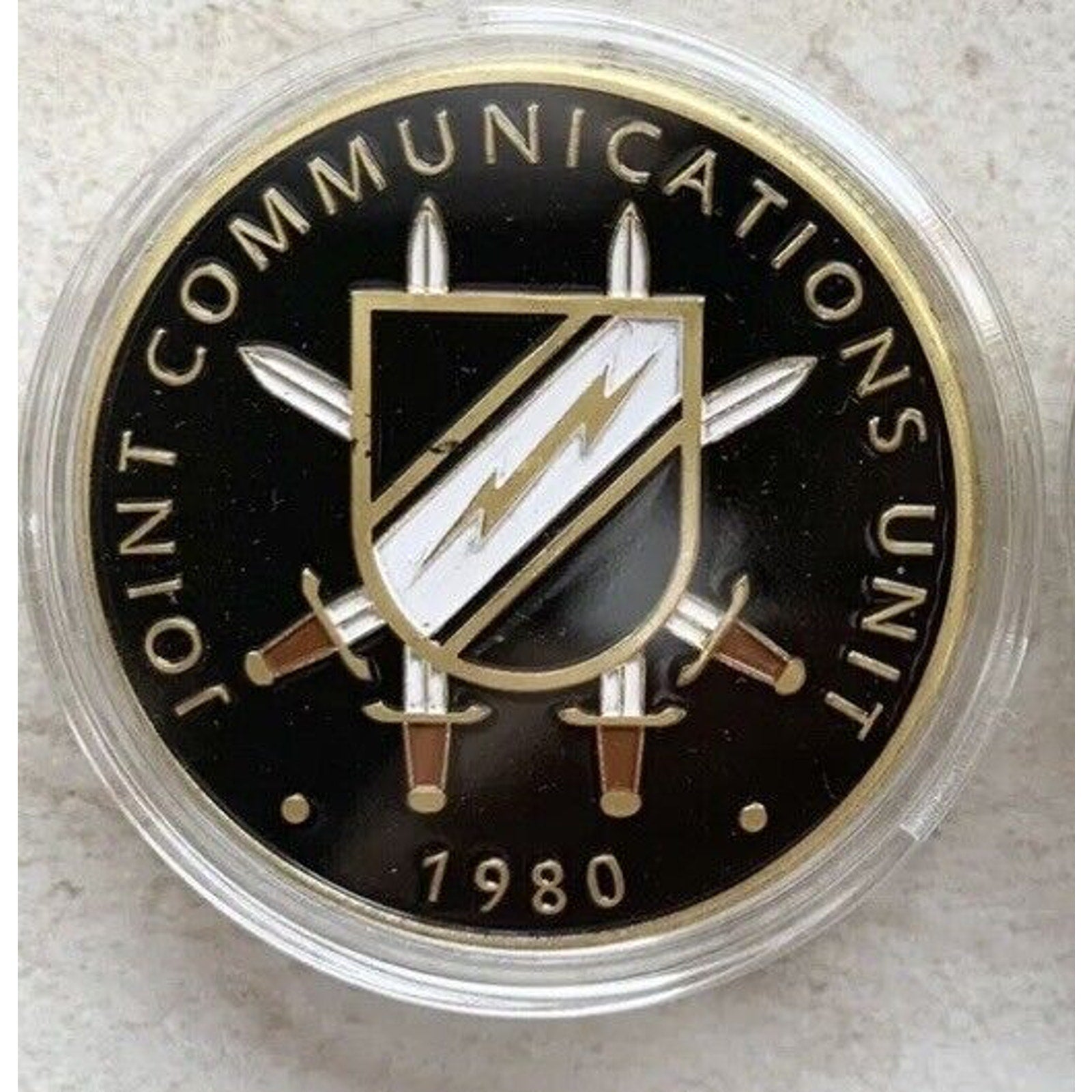 Special Ops JCU Joint Communications Unit Challenge Coin USA amy