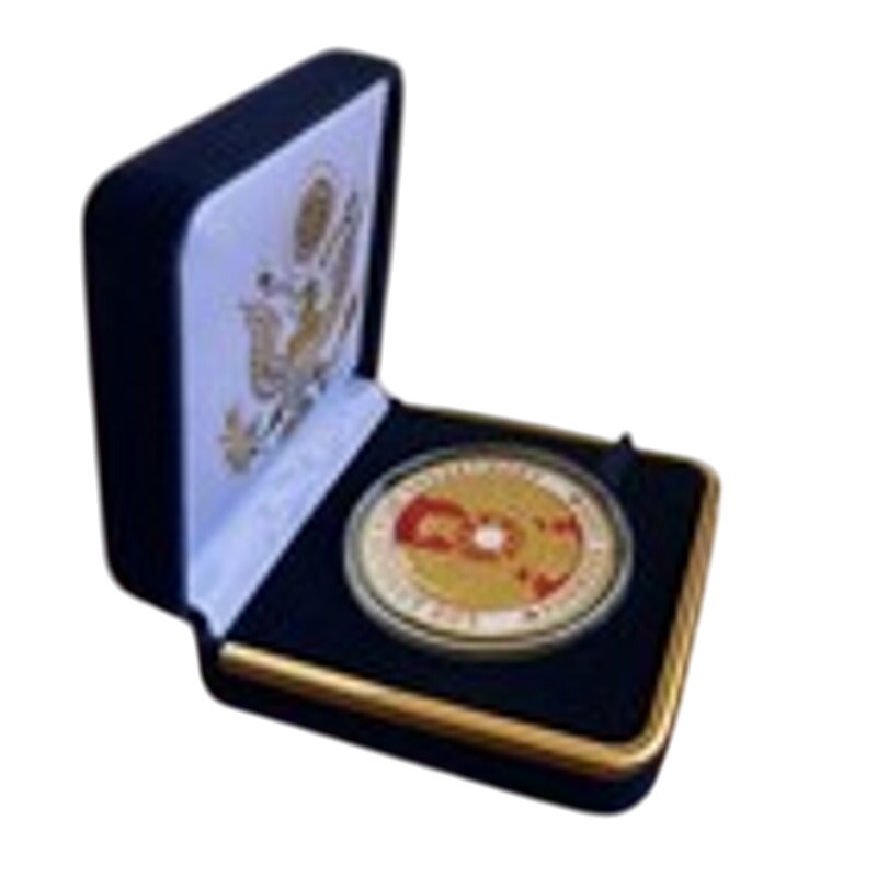 Department of Energy (DOE) Challenge Coin With Blue Velvet Case. Fast Shipping!