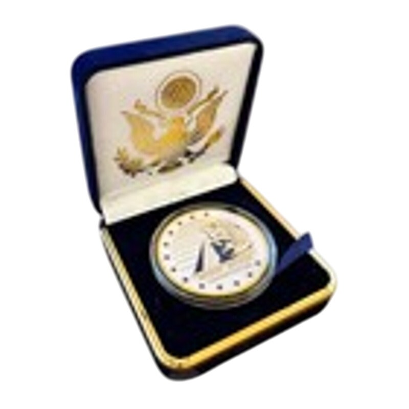 Department of Energy (DOE) Challenge Coin With Blue Velvet Case. Fast Shipping!